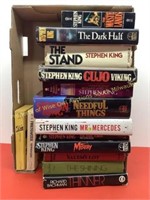 (10) Steven King hard cover books  See pic of