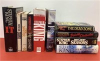 (10) Steven King hard cover books  See pic of