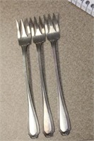 Set of 3 Sterling Cocktail Spoons