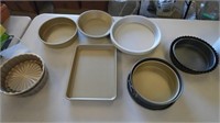 Misc Lot Of Assorted Cake Pan's