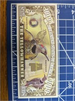 The yellowhammer bird banknote