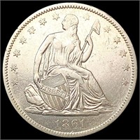 1861-O Seated Liberty Half Dollar CLOSELY