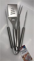 3pc Stainless Steel Tool Grill Set
