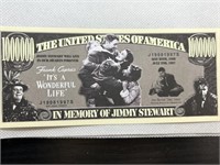 Jimmy Stewart banknote