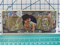 Happy New Year 2010 banknote