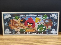 Angry birds banknote