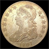 1807 Lg Stars Capped Bust Half Dollar LIGHTLY