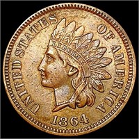 1864 L Indian Head Cent CLOSELY UNCIRCULATED