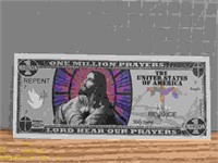 Lord's prayer banknote