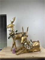 Christmas Reindeer Statue Decor