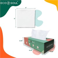 NEW 4 Boxes Compostable Facial Tissue