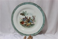 A Chinese Handpainted Plate