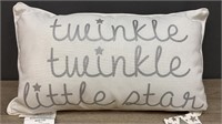 Nwt Throw Pillow Twinkle Twinkle Little Star