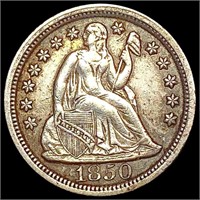 1850 Seated Liberty Dime CLOSELY UNCIRCULATED