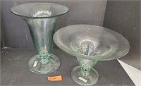 Large glass vase & bowl for Decorative Display