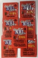 7 1988 O-Pee-Chee Mini Glossy NHL Unopened Packs