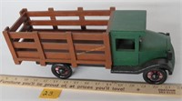 wooden decorative truck