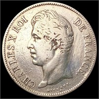 1830 France Silver 5 Francs LIGHTLY CIRCULATED
