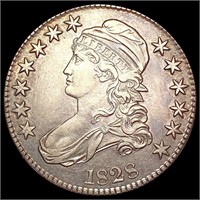 1828 Capped Bust Half Dollar CLOSELY UNCIRCULATED