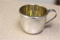 Wallace Sterling Small Gold Washed Cup