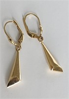 10K Gold  Drop Earrings