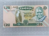 Zambia banknote