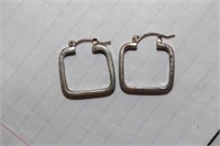 Pair of Tiffany and Co Sterling Earrings