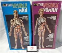 REVELL VISIBLE MAN & INVISIBLE WOMAN MODEL KITS