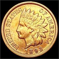 1893 RED Indian Head Cent UNCIRCULATED