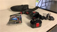 Air Hawk tire inflator with battery and charger