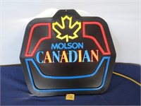 Molson Canadian lighted sign, works,