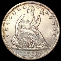 1869-S Seated Liberty Half Dollar CLOSELY