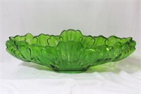 A Green Glass Fruitbowl