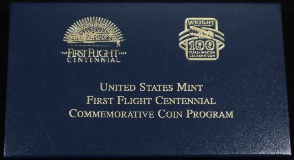 2003 FIRST FLIGHT CENTENNIAL UNC GOLD $10 COIN