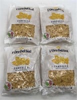 4 New Bags Farfalle Macaroni Product