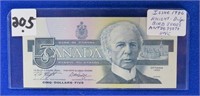 1986 Canada $5 unc exc