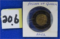 2022 Passing of Queen $2 coin Canada