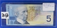 2002 $5  Canada unc exc