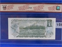 1973 Canada $1 Almost unc 58