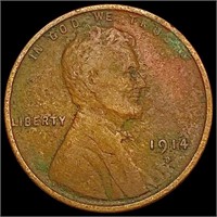 1914-S Wheat Cent NICELY CIRCULATED
