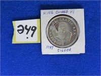 1949 Canada $1 silver coin high grade