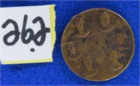 Boer war medallion, Queen Victoria & 6 Generals …