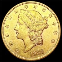 1884-S $20 Gold Double Eagle CLOSELY UNCIRCULATED