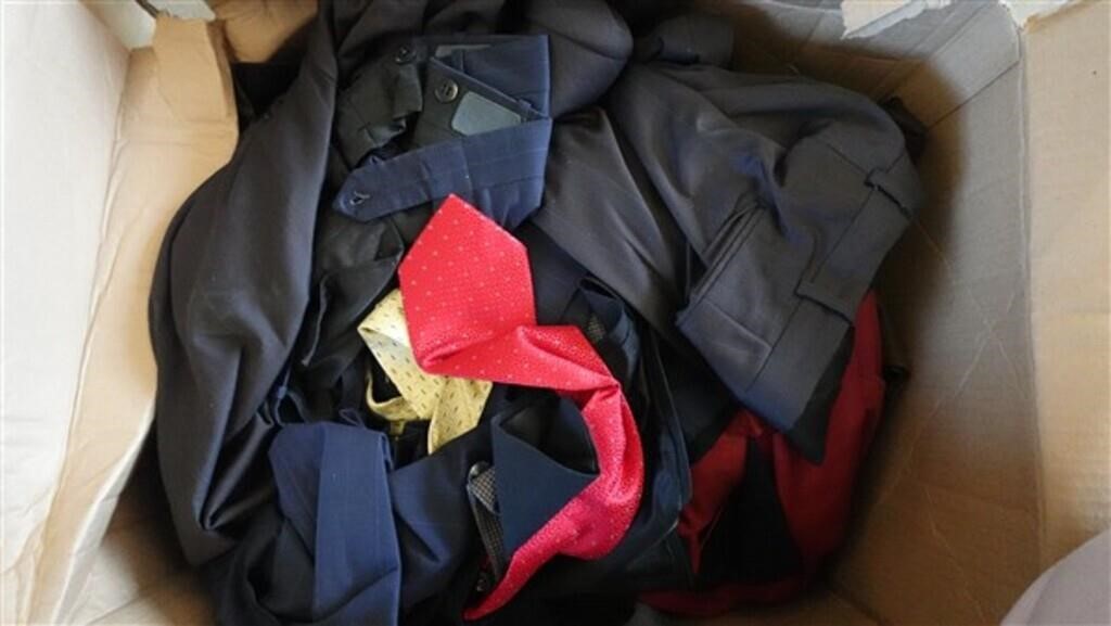 Box Of Assorted Clothing