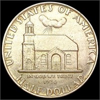 1938 Delaware Half Dollar CHOICE AU