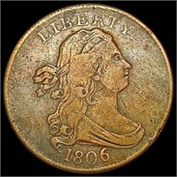 1806 Draped Bust Half Cent NICELY CIRCULATED