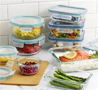 Snapware Glass Food Storage, 18-piece *pre-owned