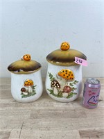 1978 Sears Mushroom canisters