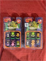 2 new sealed Shrek fairytale friends figures