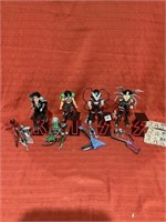 4 Kiss action figures